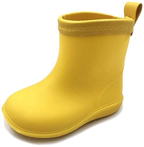 Amozi Kids' Rain Boots, Rain Shoes, Boys' and Girls' Rain Boots, Children's, Baby, Girls, Boys, Toddlers, Short, Junior, Waterproof, Rain Boots, Perfe