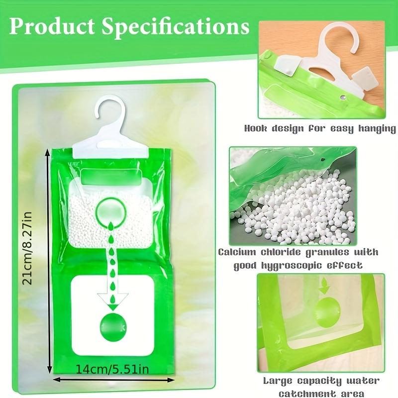 16PCS Moisture Absorber Hanging Bag Dehumidifier Bags Moldproof Wardrobe Antihumidity Bag Closet Cupboard Closet Dehumidifier