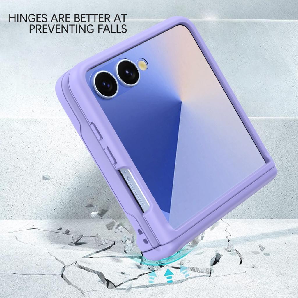 Candy Color Matte Card Holder Slot Spring Hinge Case For Samsung Galaxy Z Flip 7 6 5 4 3 Tempered Film Protect Shockproof Cover