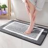 Modern Faux Cashmere Floor Mat - Stain-Resistant, Water-Absorbent, Non-Slip Rug for Bathroom or Bedroom