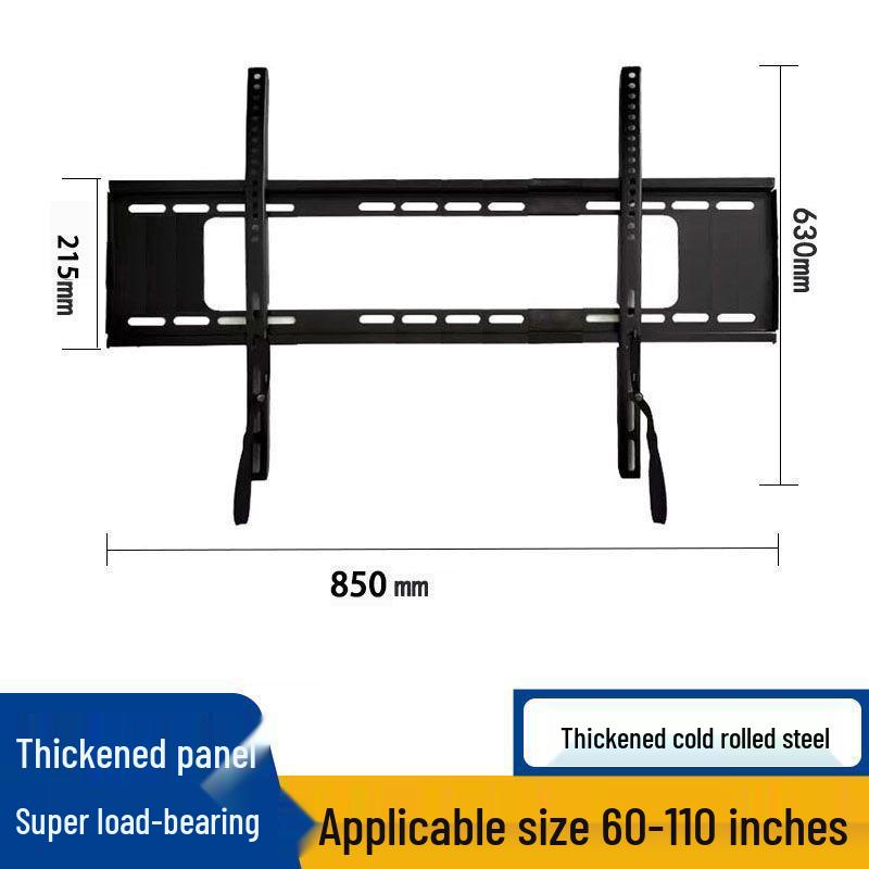 Universal TV Wall Mount, Adjustable 32-120 Inch Tilt & Fixed Angle Bracket