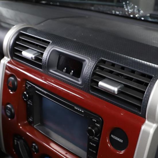 Silver Air Conditioner Adjust Switch Knob Trim For Toyota FJ Cruiser 2007-21