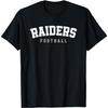 Raiders Seneca Valley Vertikaler Bogen Football HS T-Shirt
