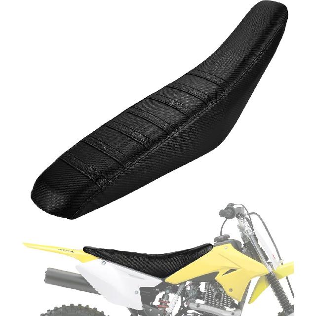 

DR-Z125 Dirt Bike Seat Cover Gripper Rubber Cover for DR-Z125/125L 2021-2024, Knight Black Knight Black