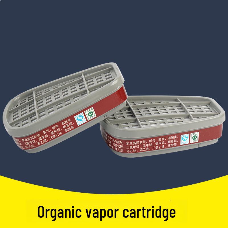 6800 Vollgesichtsmaske aus Silikon: Schutz vor Gasen, Staub, Chemikalien, Sprühfarben, Pestiziden, Schweißen und Brandschutz