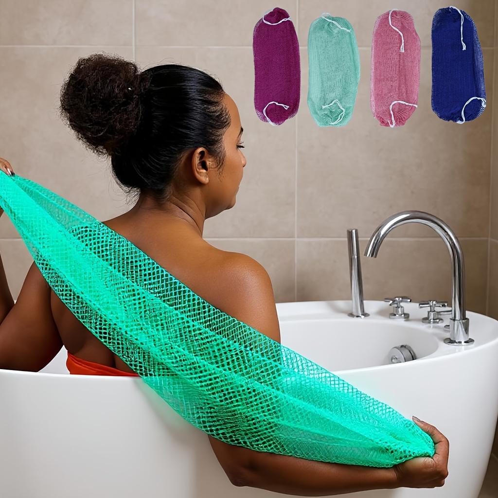 1ks Africké síťované houby Autentická exfoliační koupelnová houba Drhnoucí Hloubkové čištění Pro zjemnění paží, chodidel, zad, krku, nohou, těla