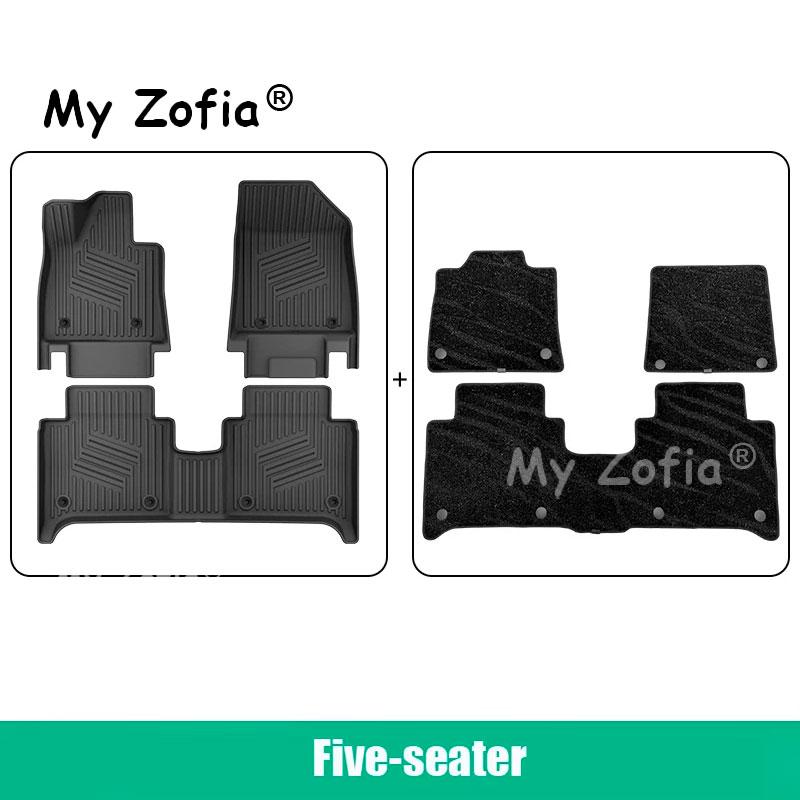 Full Waterproof TPE Car Floor Mats Custom Fit Auto Foot Pads Carpet Interior Modification Accessories For Zeekr X 2026 2027