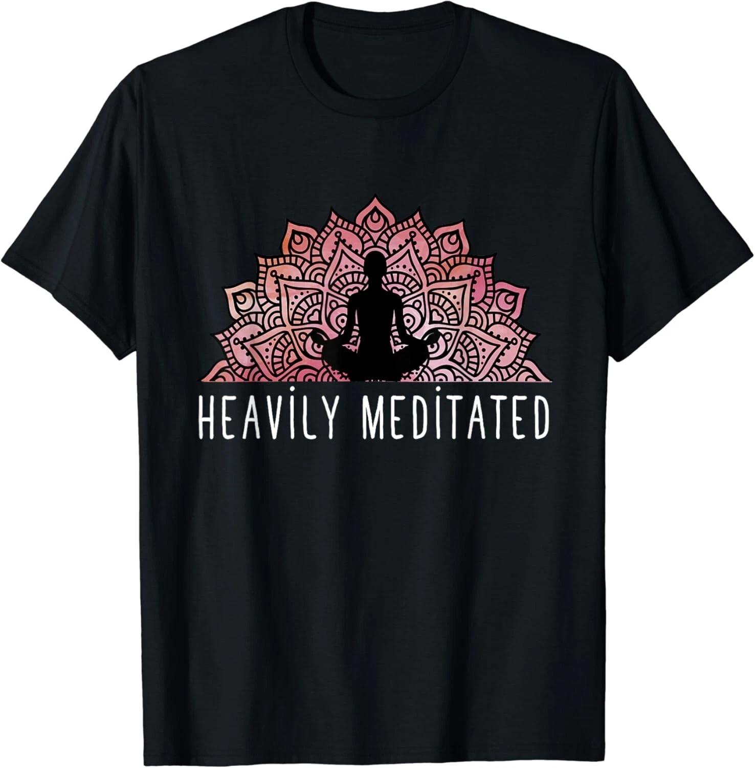 Heavily Meditated - Spiritual Daily Meditation Zen Gifts Unisex T-Shirt S