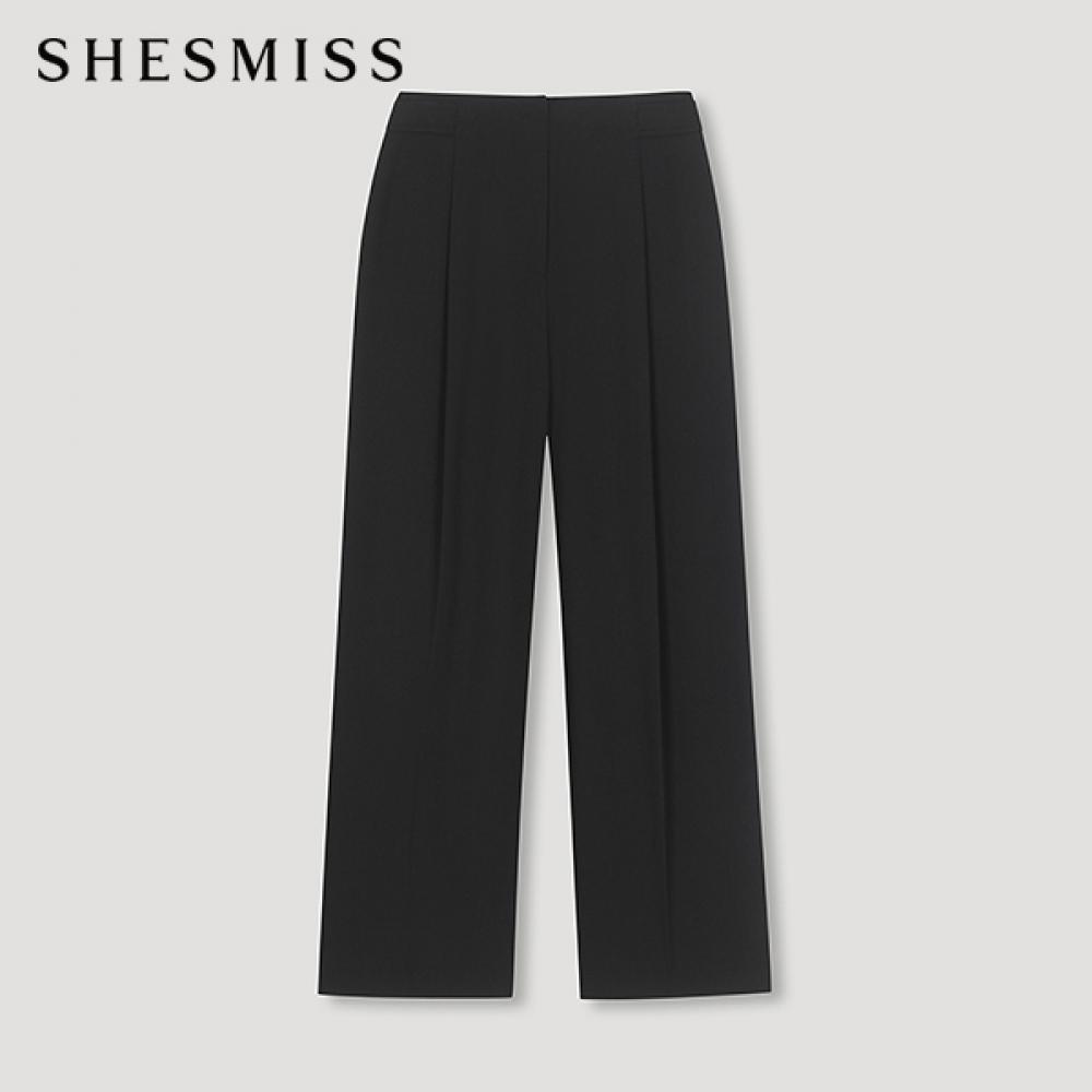 

Она S Miss Button Tap свободные брюки SwwSln21090 Bk blacks/44