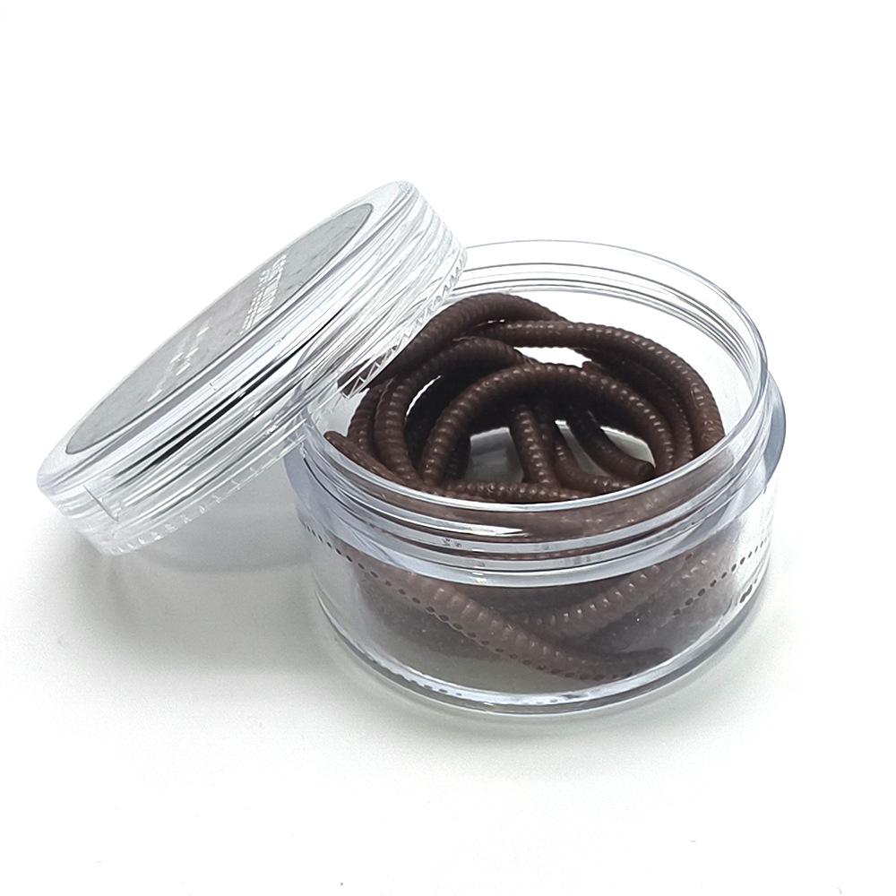 

Bionic Earthworm Soft Lure for Sea Fishing: Red Worm Bait for Crucian, Carp, Grass Carp, and Black Pit 9.5cm/Box