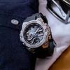 Casio G-Shock G-Steel Solar Analog-Digital Watch Black Silver GST-B400-1A Bluetooth Connectivity