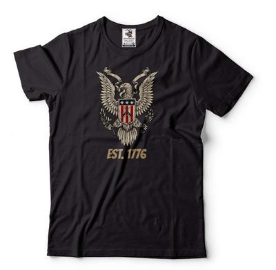 Mens Eagle Est 1776 Shirt American Eagle Tee USA Patriotic Tee US Freedom Shirt