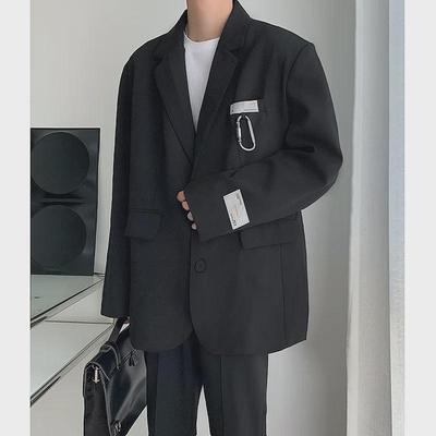 Trendy Oversized Herren Anzugjacke - Eleganter Naples Style