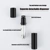 5ml Mini Parfüm-Sprühspenderflaschen mit Bodenfüllung, kosmetischer, nachfüllbarer Sprühzerstäuber, tragbarer Flüssigkeitsbehälter