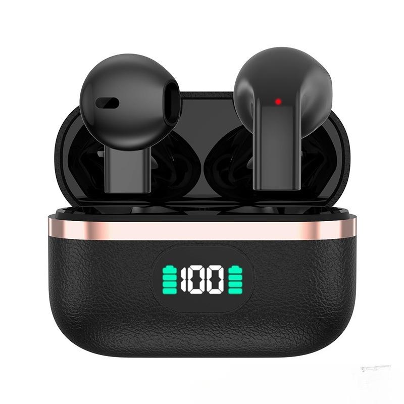 Xiaomi TWS In-Ear Design Earphones Premium Leather Wireless Earbuds Digital Display Mic Ideal Companion for Sports Music Player
