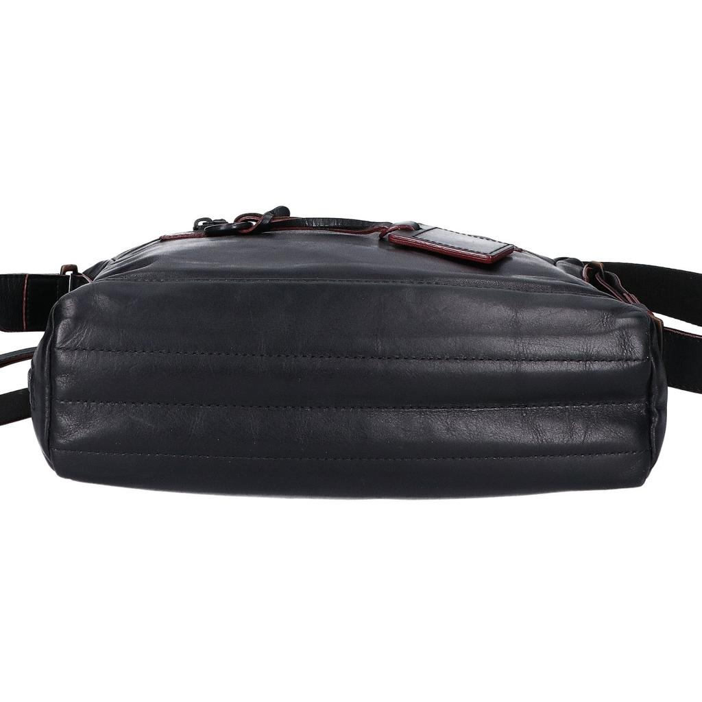 FUJITAKA Hawk 2WAY Leather Shoulder bag blackUsed