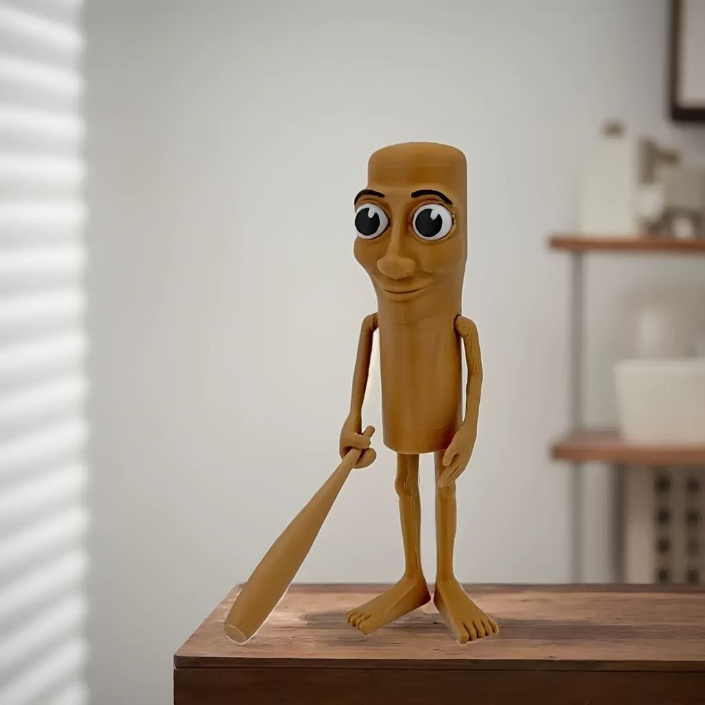 Tung Tung Sahur Figure Toy Tralalelo Tralala Figurine Doll Toy Cartoon Character Statue Ornament Gift Home Office Desk Decor