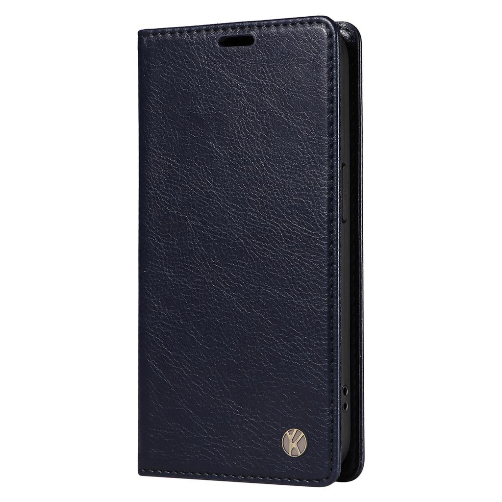 YIKATU YK-006 Pro pouzdro pro Xiaomi 15 Pro Magnetické zavírání Kožený kryt na telefon Litchi textura