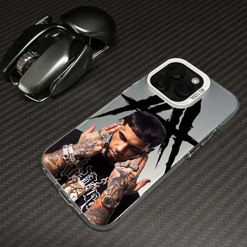

Hot Rapper Anuel AA Fashion Phone Case For iPhone 17 Air 16e 15 14 13 12 11 Pro Max Plus Mini SE Anti Fall Matte Back Cover iPhone 16 Plus