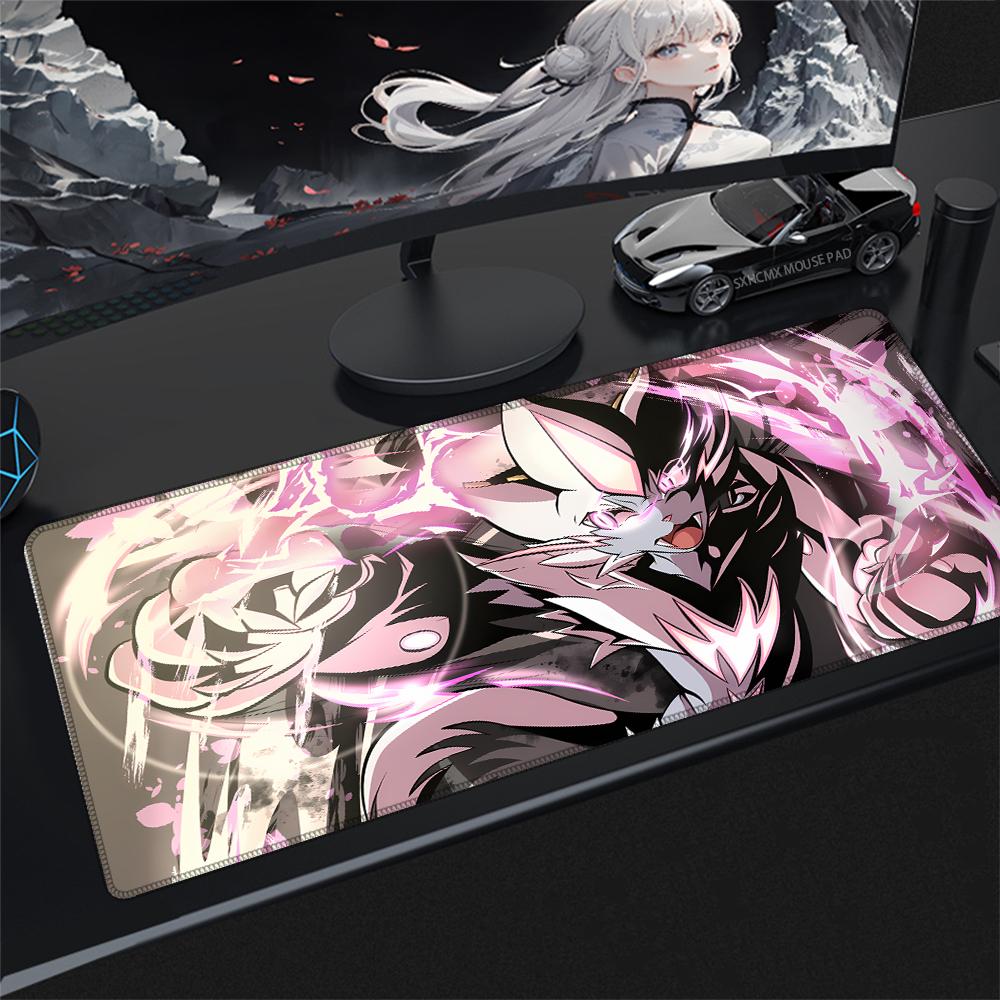 Mouse Pad P Zeraora Extended Gaming Mouse Mat Nonslip Rubber Base Lock Edge High Definition Print Anime Gamer Desk Pad