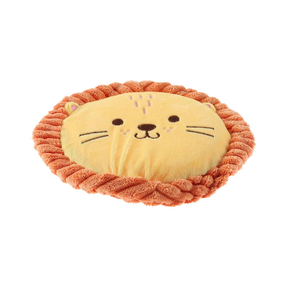 Relieve Boredom Soft Dog Plush Flying Disc Bite-resistant Pet Interactive Sound Toy Pet Play