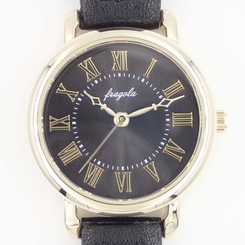 Follow Fragola Ribbon Motif Watch N01624S-1 BK Women's Black