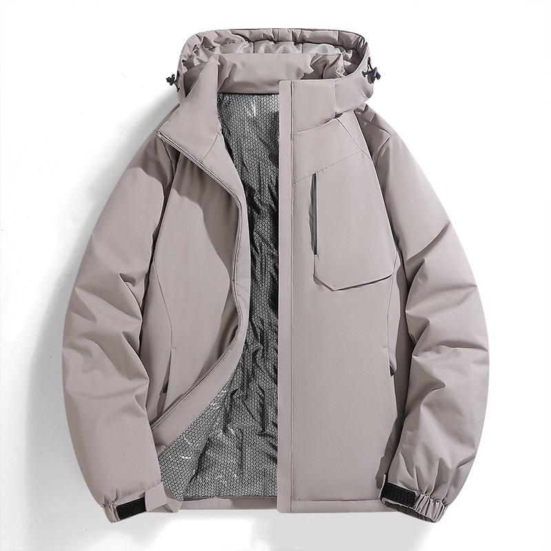 

Зимняя парная хлопковая куртка, Уличная графеновая ветрозащитная, водонепроницаемая, теплая и повседневная куртка, Толстая хлопковая куртка L хаки