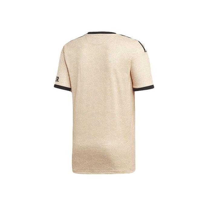 Adidas Manchester United Venkovní Sportovní Fotbalové Tričko s Krátkým Rukávem a Kulatým Výstřihem Pánské Topy Khaki ED7388