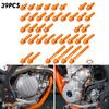 For KTM EXC 300 EXC 250 XCW 300 XCW 250 2020 2021 2022 M5 M6 Motorcycle Engine Bolts Kit Ignition Clutch Cover Screw Nuts