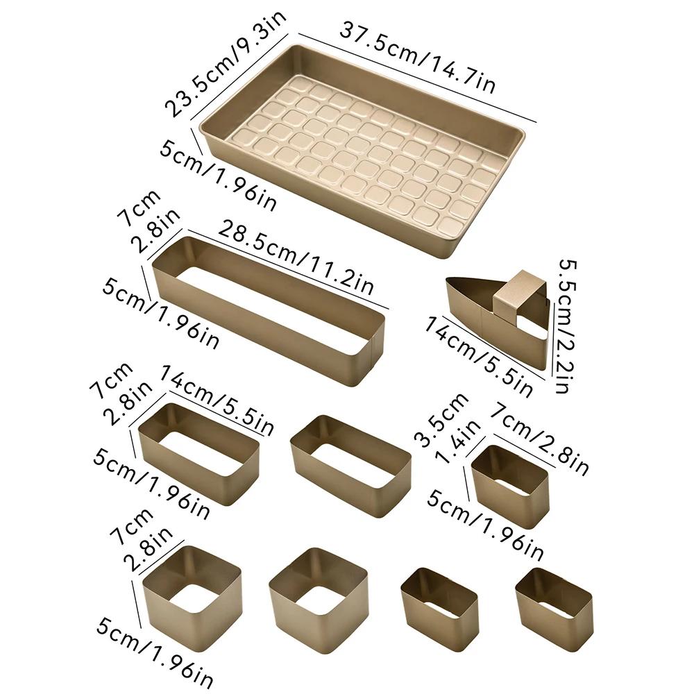 Coating Carbon Steel Nonstick 1Set English Letter Mold Alphanumeric Baking Mould Cake Decor Making Set Kitchen Baking Cake Mold
