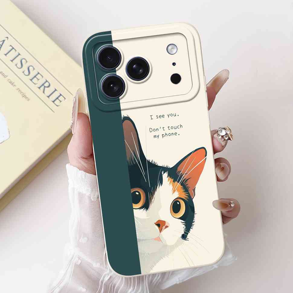 For Apple iPhone 17 Pro Max Case Luxury Painted Back Cover 6.56'' Silicone Soft Phone Case For iPhone17 iPhone 17 Pro Max Bumper