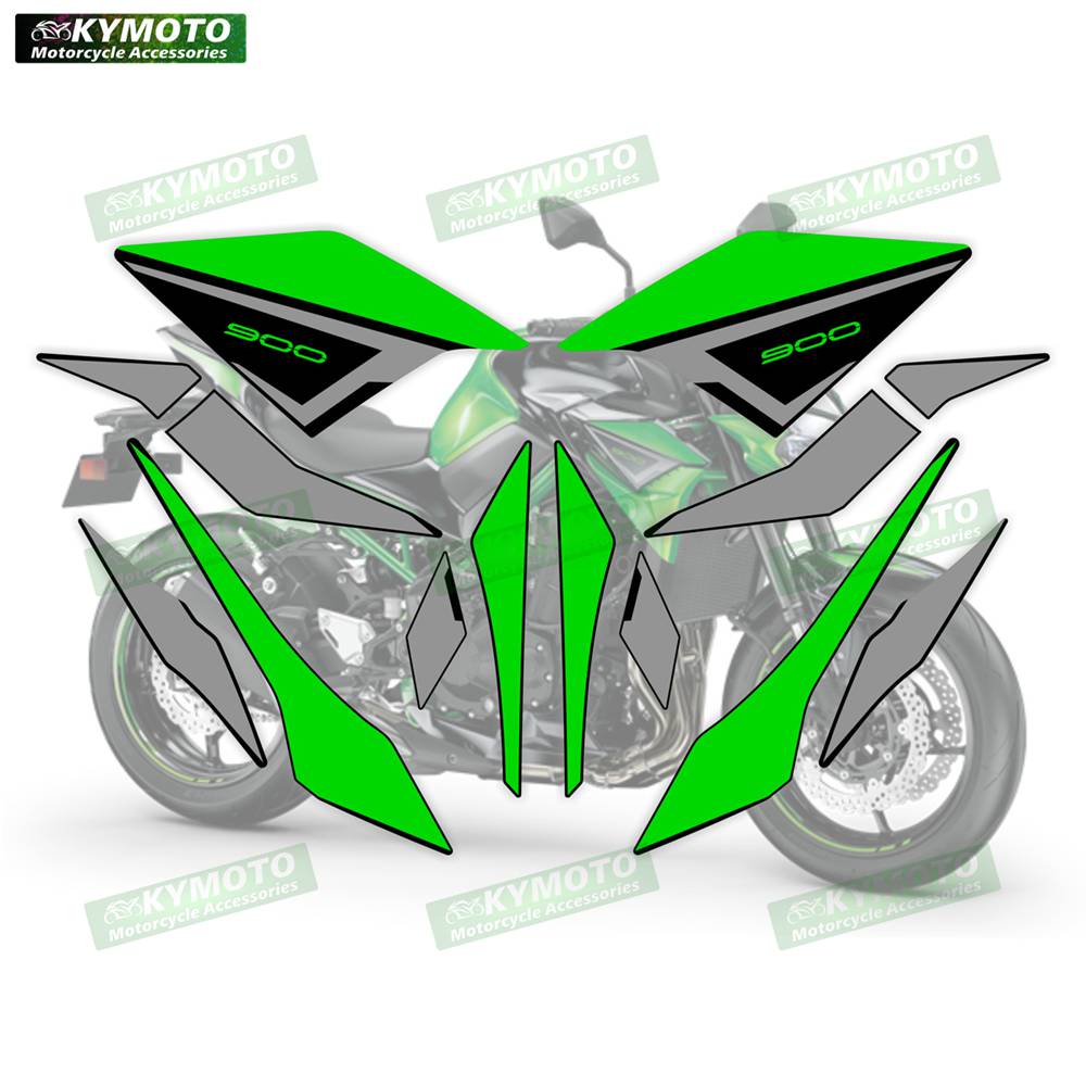 For Z900 ZR900-F ZR900F motorcycle accessories stickers fairings full set of waterproof decals for protection and decoration