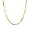 20-60CM  18K gold Filled 4MM Necklaces sideways chain for Men woman Boy lady fine Jewelrys Wedding party