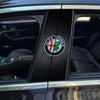 2026 Hot Alfa Romeo Car Emblem Center Pillar Sticker Auto Door Decorative Stickers For Alfa Romeo Giulietta Mito 159 Giulia Stel