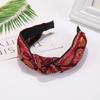 Pretty Boho Floral Embroidery Tape Headband for Lady Girls Shopping Party Headpiece Top Bow Knot Hairband for Women Head Wears