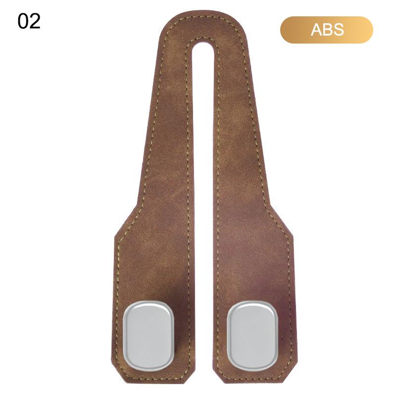 2 i 1 Bil Nakkestøtte Krok Premium Semsket Baksete Hengende Dobbel Krok 15 kg Stor Bærende Legeringskrok Henger Universell