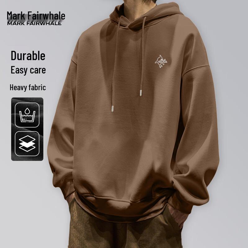 Mark Fairwhale Men's Heavyweight Loose Fit Hooded Sweatshirt