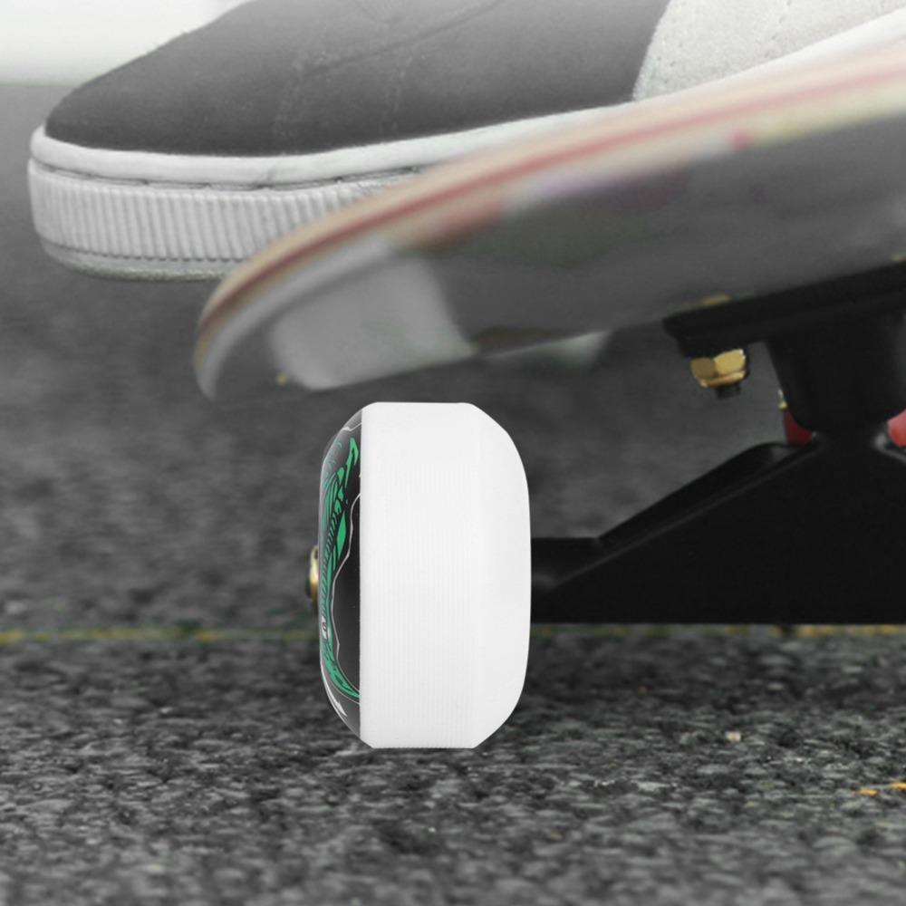 4 st Slitstarka PU Skateboardhjul 54×32 mm Kompakta Väghjulsrullar Longboardhjul Träning för Skateboard