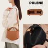 Polene Boling'en Women's Genuine Leather Crossbody Handbag - Fashionable Versatile Shoulder Bag