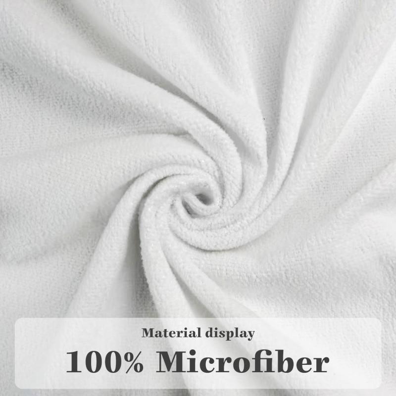 Microfiber Kitchen Towel Dishcloth Cleaning Cloth Washing Dishes Countertop Wiping Non Scratch Absorbent Multi Use Household Utility