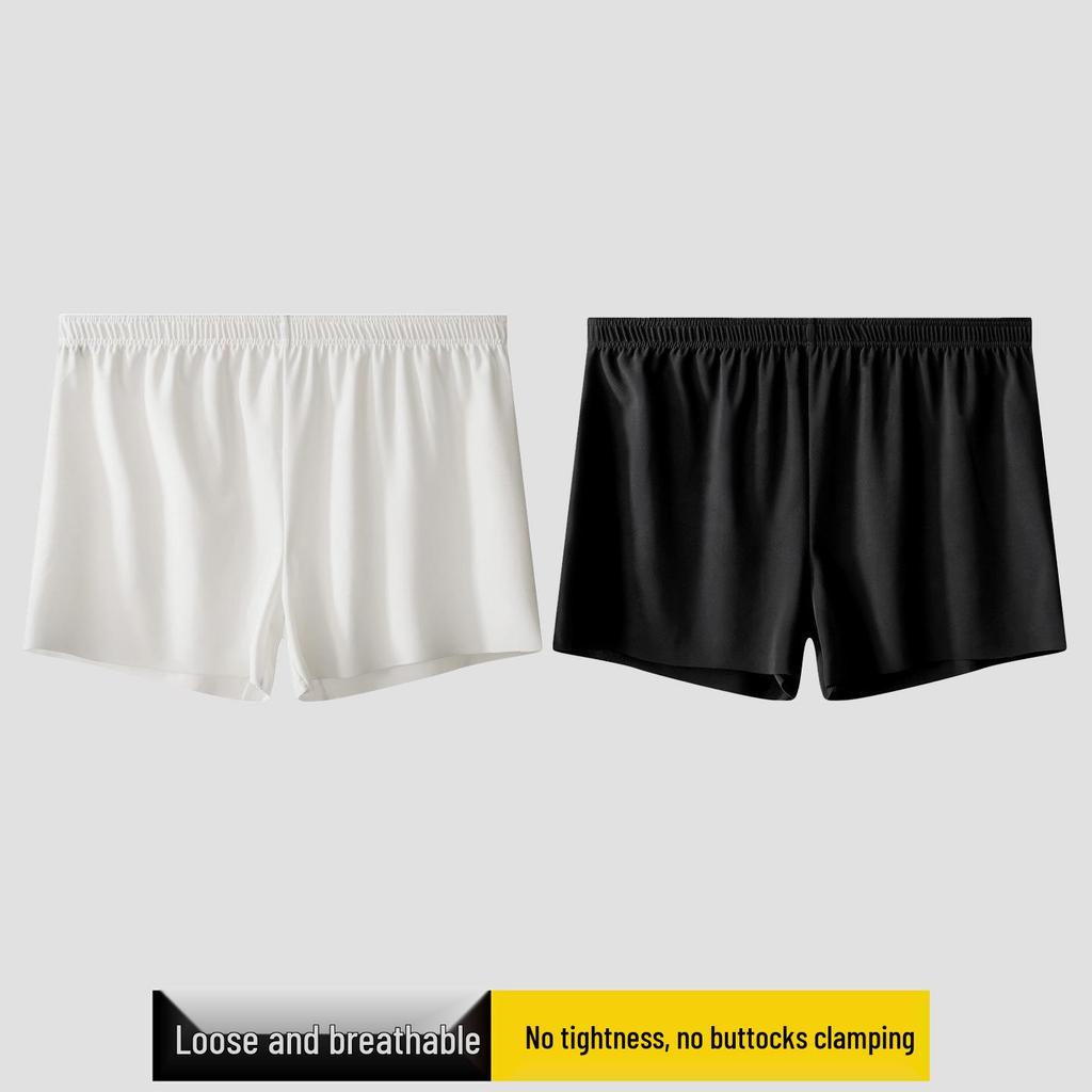 Neue Sommer Eis Seide Übergröße Herren Freizeit Satin Hose
