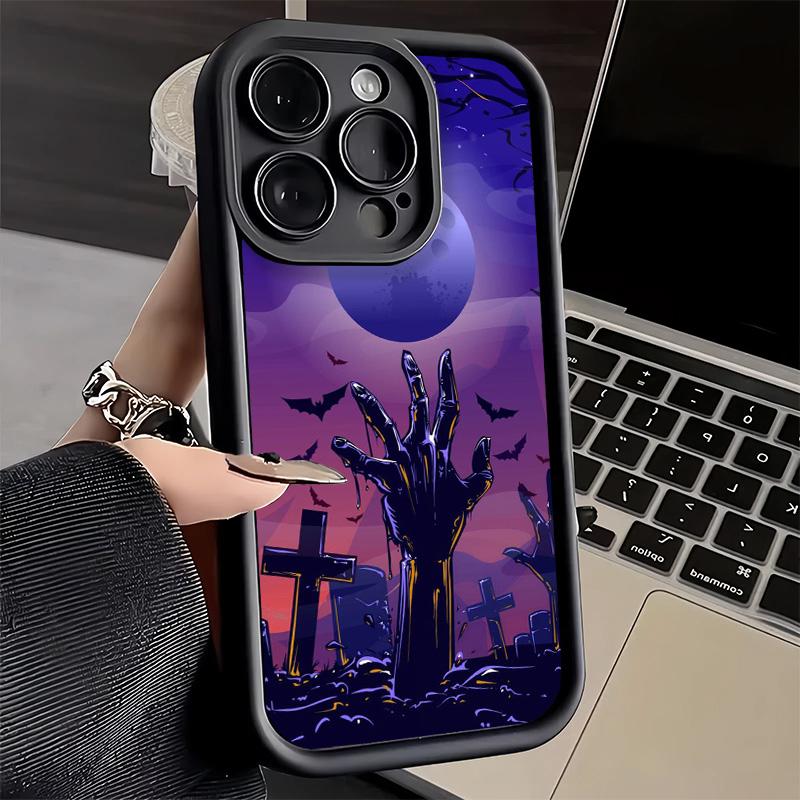Phone Case for iPhone 17 Air 16E 15 16 Pro Max Gothic Vampire Scarlet Art Cover 14 Plus 13 12 Mini Soft Shell Silicone Fundas