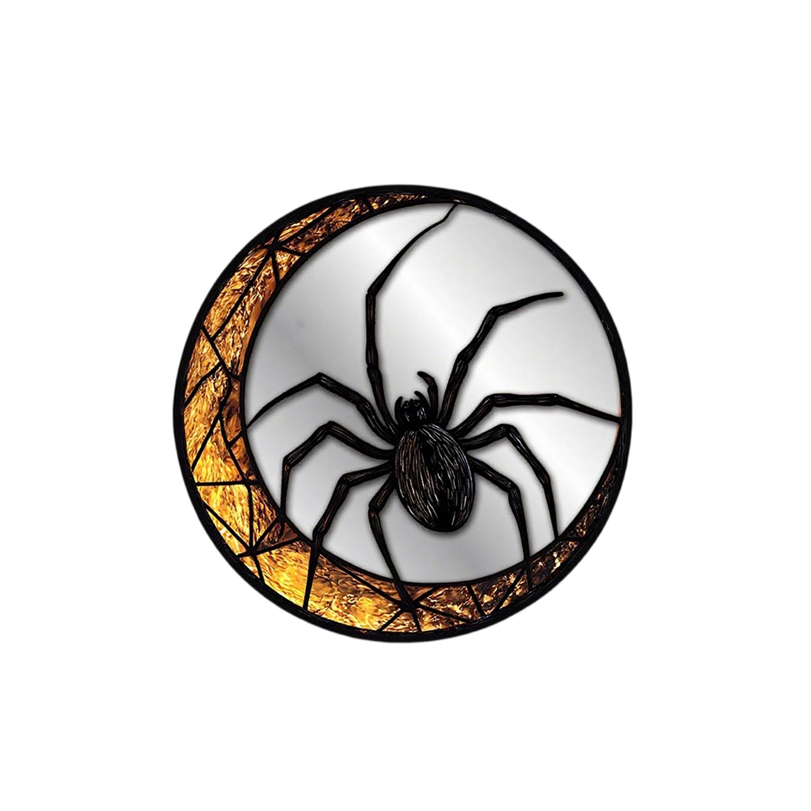 

Halloween Decorative Mirror Stickers For Bedroom And Bathroom Walls, No Need For Drilling, Wall-mounted Festival Decorations. One Size