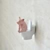 1PC Cute Cartoon Toilet Pig Cat Ornament Desktop Makeup Room Decoration Crafts Home Creative Small Ornaments