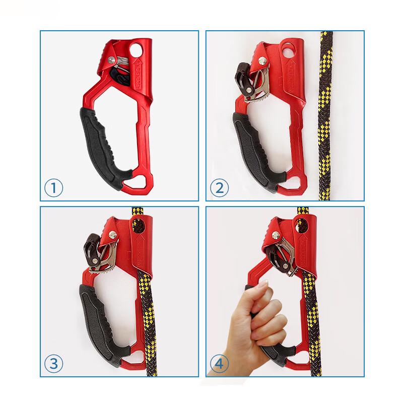 Tan Erdi Outdoor Handheld Climbing Ascender