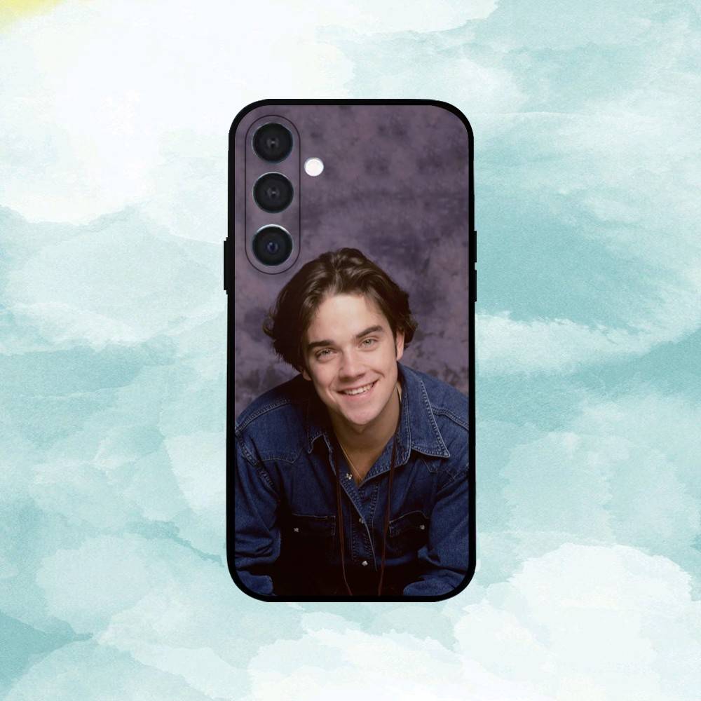 Singer R-Robbie W-Williams Phone Case For Samsung A73,72,71,A52,51,40,41,A22,A32,31,A13, Soft Black Shell