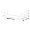 No-Punch Under Shelf Storage Basket Removable Under Cabinet Hunging Shelf Metal Wire Miscellaneous Hunging Rack for Kitchen