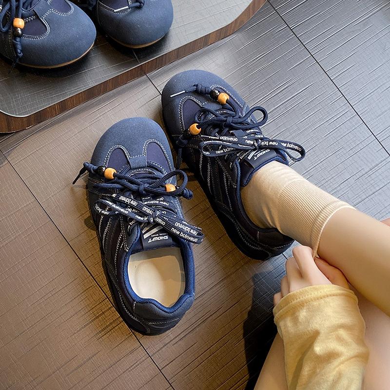 Argand Training Shoes Women's Platform Autumn New Casual Sports Shoes Women's 2025 Retro Ugly Cute Height Increase Casual Shoes