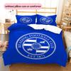 Reading FC Pattern Bedding Quilt Set  Home Decoration  Gift (1 * duvet cover + 2 * pillowcase  without core)