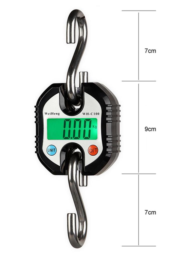 WeiHeng WH-C100 Electronic Force Gauge Fitness Scale, 150 Kg Capacity